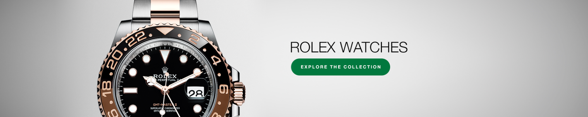 ROLEX Watches Collection Banner
