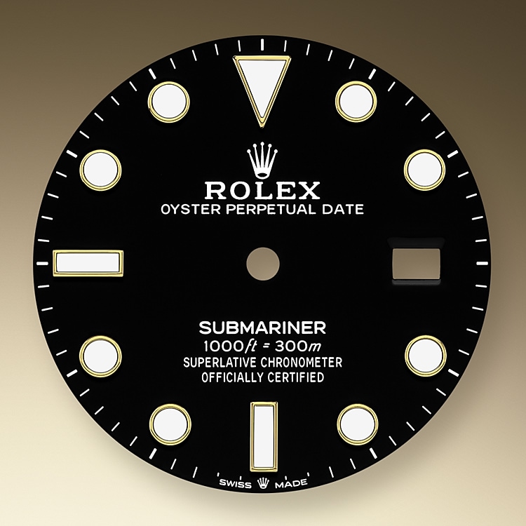 Rolex oyster perpetual date submariner gold hotsell