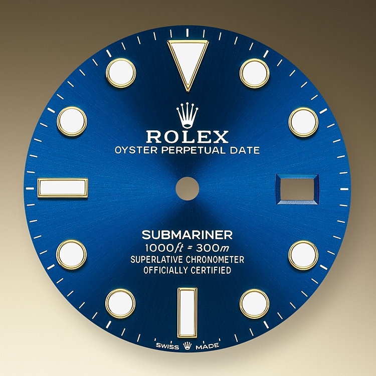 Royal blue dial