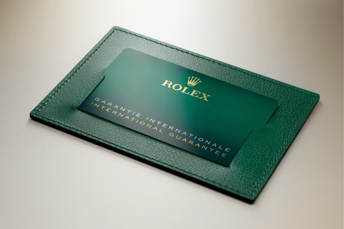 Rolex Guarantee card